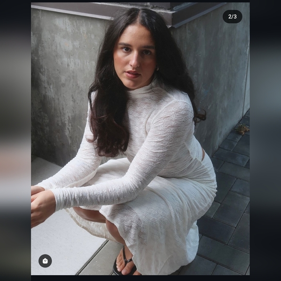 Rowie the Label Galo Flower Lace Top - Picture 6 of 8